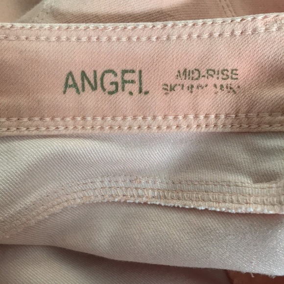 DL1961 Light Pink Angel Mid-Rise Skinny Ankle Jeans Size 29 - Picture 7 of 10